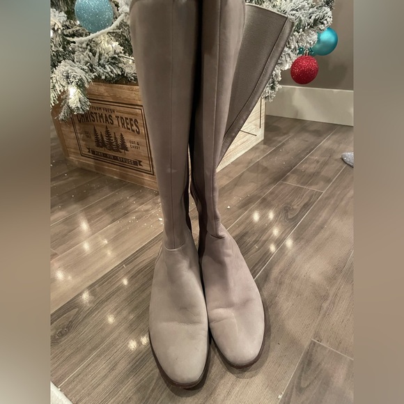 Grey suede Louise et Cie boots - Picture 2 of 4